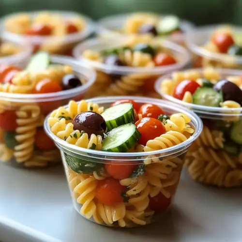 Pasta Salad Cups
