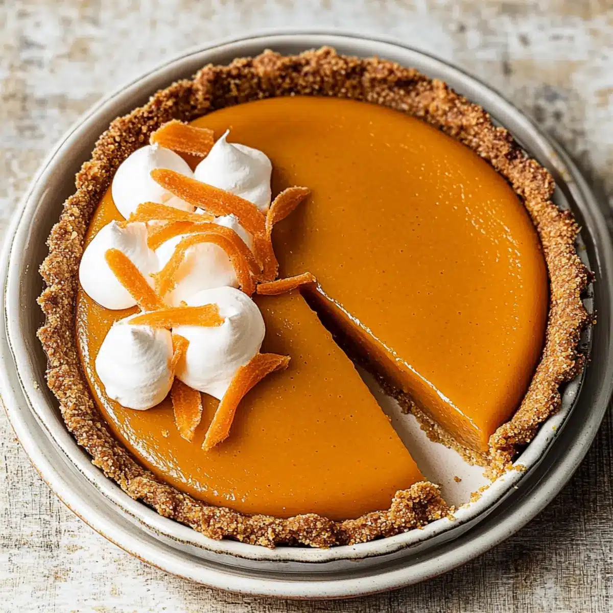 Honey Carrot Pie
