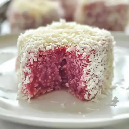 Raspberry Lamingtons