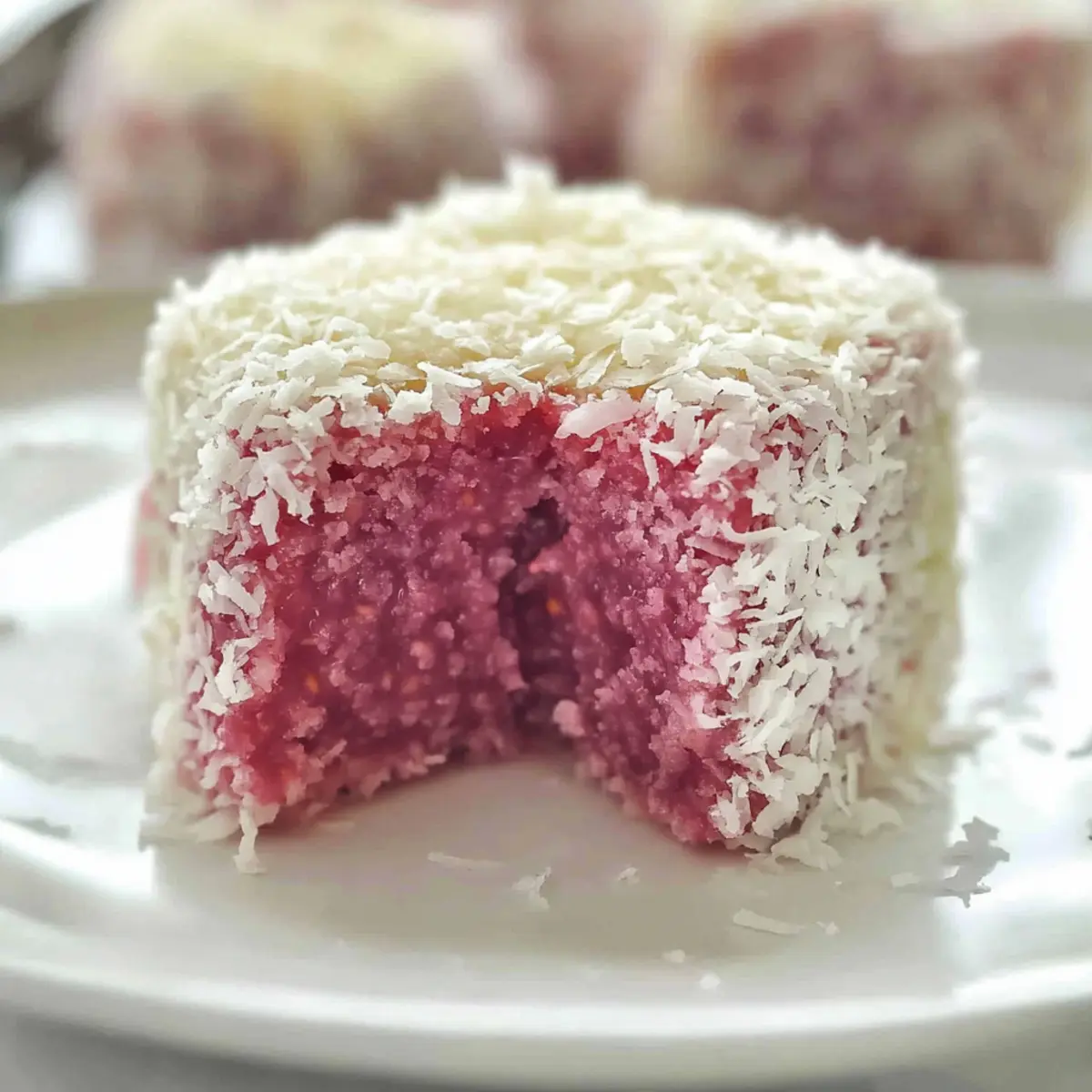 Raspberry Lamingtons