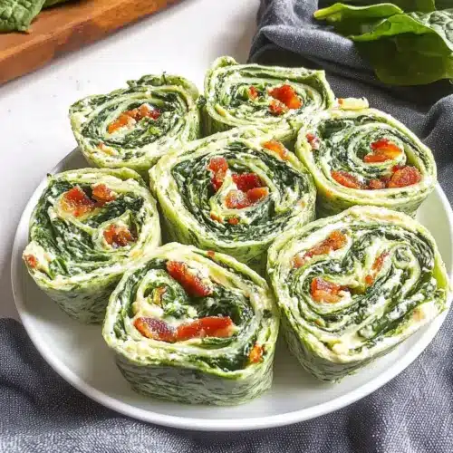 Spinach Dip Pinwheels