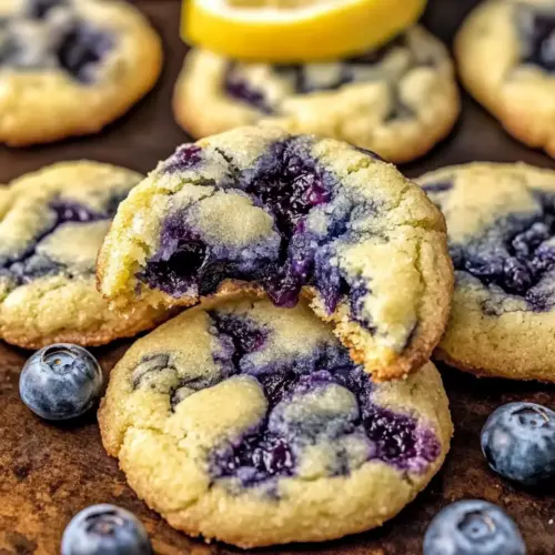 Lemon Blueberry Cheesecake Cookies
