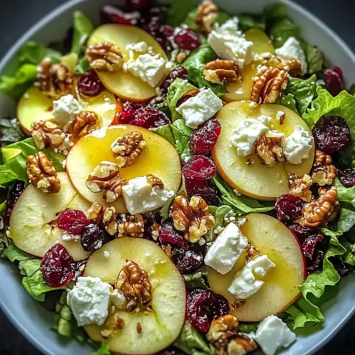 Honeycrisp Apple Feta Salad