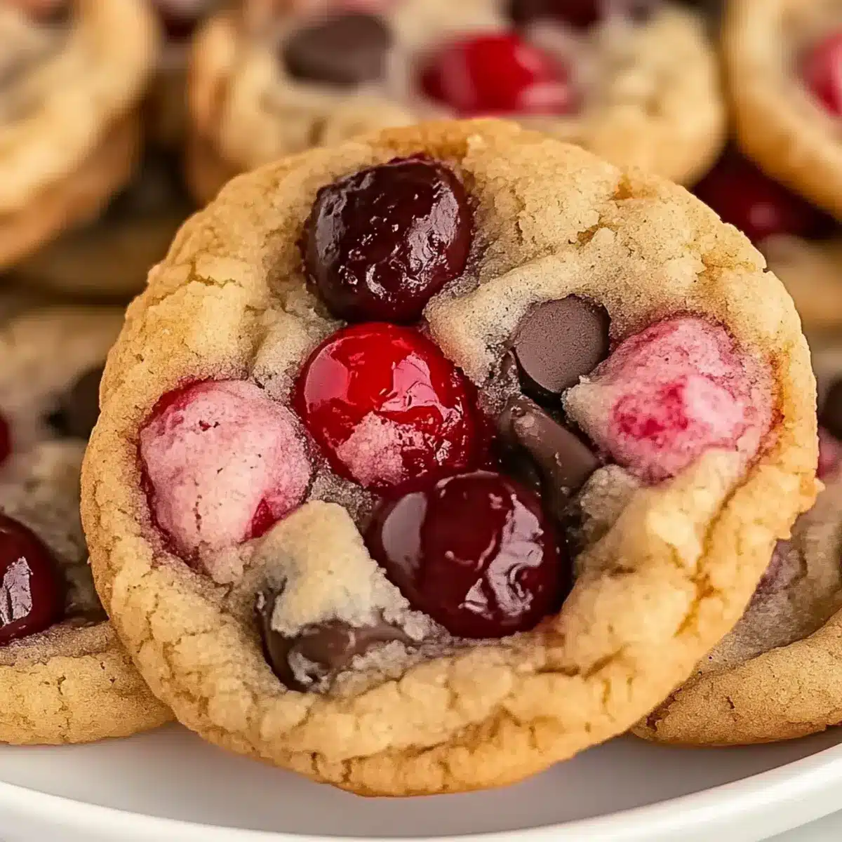 Sweet Maraschino Cherry Cookies